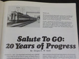 Canadian Rail #401  November-December 1987 Salute To Go: 20 Years of Progress