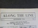 Along the Line 1924 September New York New Haven & Hartford Employee Magazine