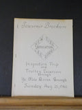 Souvenir Brochure New York Car Riders Association Inspection trip 1940