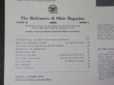 Baltimore & Ohio Employee Magazine 1952 April B&O stamp focuses attention on RR