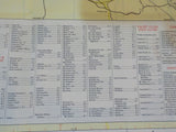 Map of Morris County, New Jersey 1969 Railroad Yacht clubs Parks