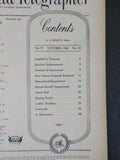 Railroad Telegrapher, The 1960 October Legislative Forecast
