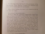 Shenandoah Valley Railway Company Corporate History N&W Washington Div
