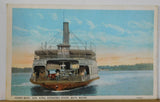 Postcard Ferry Boat Gov. King Kennebec River Bath, Maine