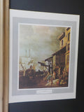 Renaissance Lithographic Print  Samuel Scott London's Customs on the Thames