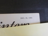 EMD Pointers 1963 December 30 Governor speed rack & switch settings for 567D eng