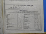National Bus Traffic Association Inc Agent National Mileage Guide #A-251 Maps 73