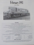 Model Railroading 1993 February Canadian RS18 diesel N5C Cabin cars PRR Steel op