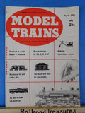 Model Trains 1956 August BAR Rail diesel car tool house 4 truck trolley loco Sec