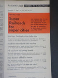 Railway Age 1964 December 7 Weekly Transit issue Super Railroads