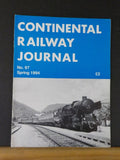 Continental Railway Journal #97 Spring 1994 Zimbabwe Steam Sunset