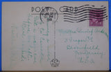 Postcard La Gare Union Quebec Canada Union Station Postmarked 1948
