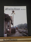 Mainline Modeler 1997 November B&O Wagontop box car Making mountains GN N&W cabo
