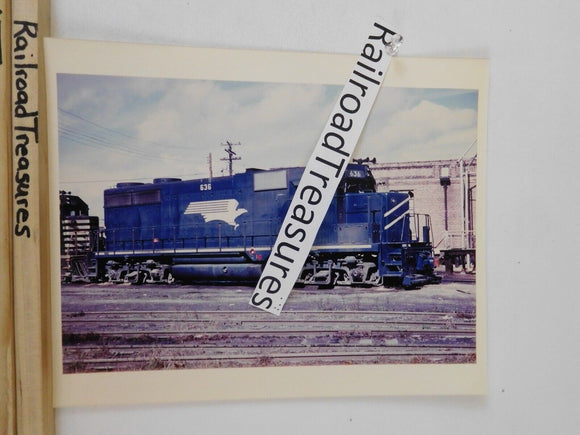 Photo Missouri Pacific Locomotive #636  8 x 10 Color MP New Orleans LA  1969