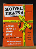 Model Trains 1958 December  Plate girder bridge Model a railroad town