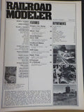 Railroad Modeler 1979 April using cardboard for scenery NBCs supertrain Quaint N