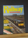 Railway Magazine 1984 September Fastest intercity services Blockade at Crewe Bod