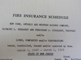 O&W Observer 1982 November Ontario & Western Fire Insurance Schedule