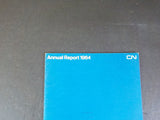 Canadian National Annual Report 1964 Financials Outlook Operations frt pass serv