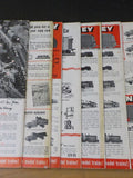 Model Railroader Magazine Complete Year 1958 12 issues Some wear, taped edges, r