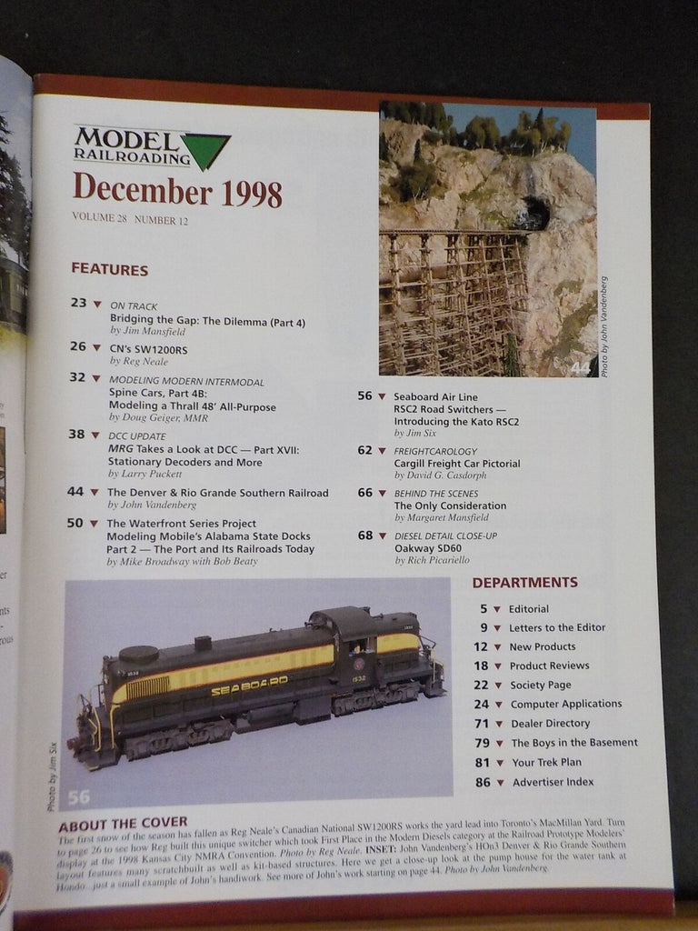 Model Railroading 1998 December Modeling a Thrall 48' All-Purpose ...
