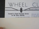 Wheel Clicks 1980 August Pacific Railroad Society Sierra RR Farewell to Steam Pa