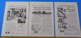 Ads Southern Pacific Railroad Lot #7 Advertisements from various magazines (10)