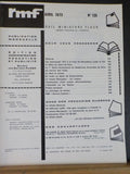 Rail Miniature Flash 125 Avril 1973 Le 1' Salon International de Modelisme ferro