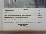 American Railway Engineering Association Handbook of Committee Activity 1980