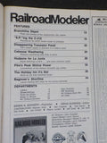 Railroad Modeler 1972 October  Caboose weathering Boarding house