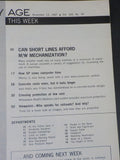 Railway Age 1967 November 13 Can sort lines afford M/W mechanization