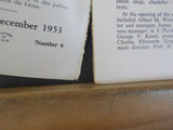 White Tops Circus Magazine 1953 November December Forepaugh & Sells Bros Perform