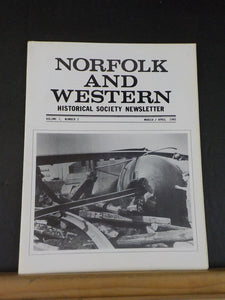 Norfolk and Western Historical Society Newsletter 1991 March April N&W Wrecks