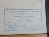 Blueprint PRR Passenger Cars Multiple Unit Equipment Pull Box Details Sh2 412128