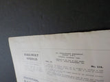 Railway World 1958 May Vol 19 No 216 Pictorial Railway Journal History of the Pr