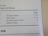 Burlington Public Timetable 1967 June 1 Burlington Route