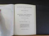 Louisville & Nashville Railroad Annual Report 1956 L&N 105th Map Equipment