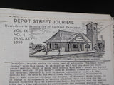 Depot Street Journal Lot of 44 1988-1991 Newsletter MA Assoc of RR Passengers