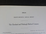 Cleveland and Pittsburg Railroad Company Annual Report 1934 87th Equipment finan