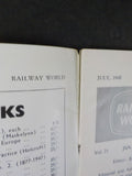 Railway World 1960 July Vol 21 No 242 Trentham Park Line Jubilee Hull & Barnsley