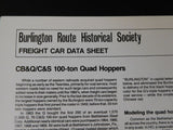 Burlington Route Historical Society Lot of 9 Maps Drawings Data sheets