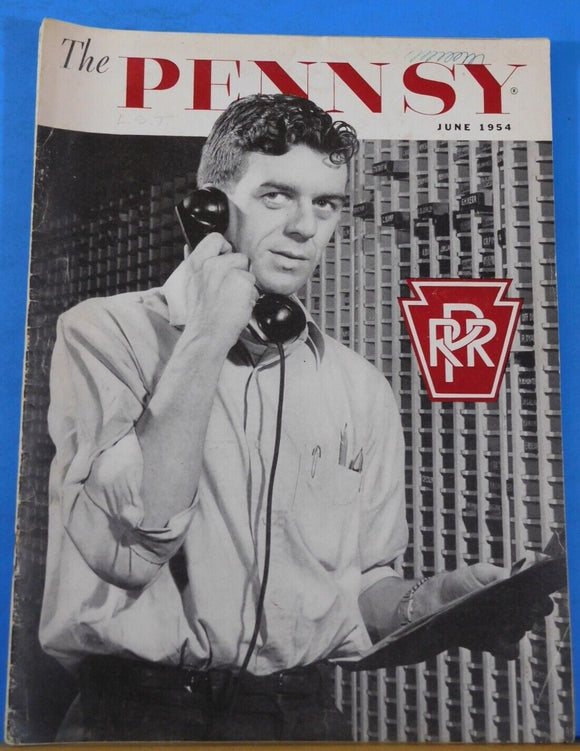 Pennsy Employee Magazine, The 1954 June PRR  Trailers on rails PRR Ore Pier