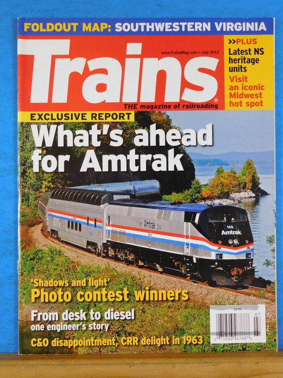 Trains Magazine 2012 July What's ahead for Amtrak NS heritage units