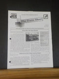 Western Pacific Feather River Rail Society The Train Sheet #107 2001