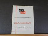 Louisville & Nashville Railroad Annual Report 1954 L&N 104th  MAP Mileage Equipm