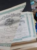 Certificates of Stock 1-200 A&N RR Alliance and Northern Railroad Company