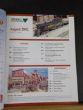 Model Railroading 2002 August WP GP40 NSC 53' drawbarred well car pictorial rost