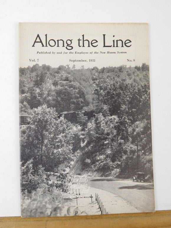 Along the Line 1931 September New York New Haven & Hartford Employee Magazine