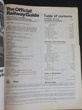Official Railway Guide 1982 May North American travel edition