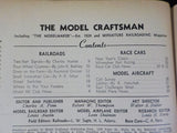 Model Craftsman RMC 1946 December Two rail signals 4 wheel crummy